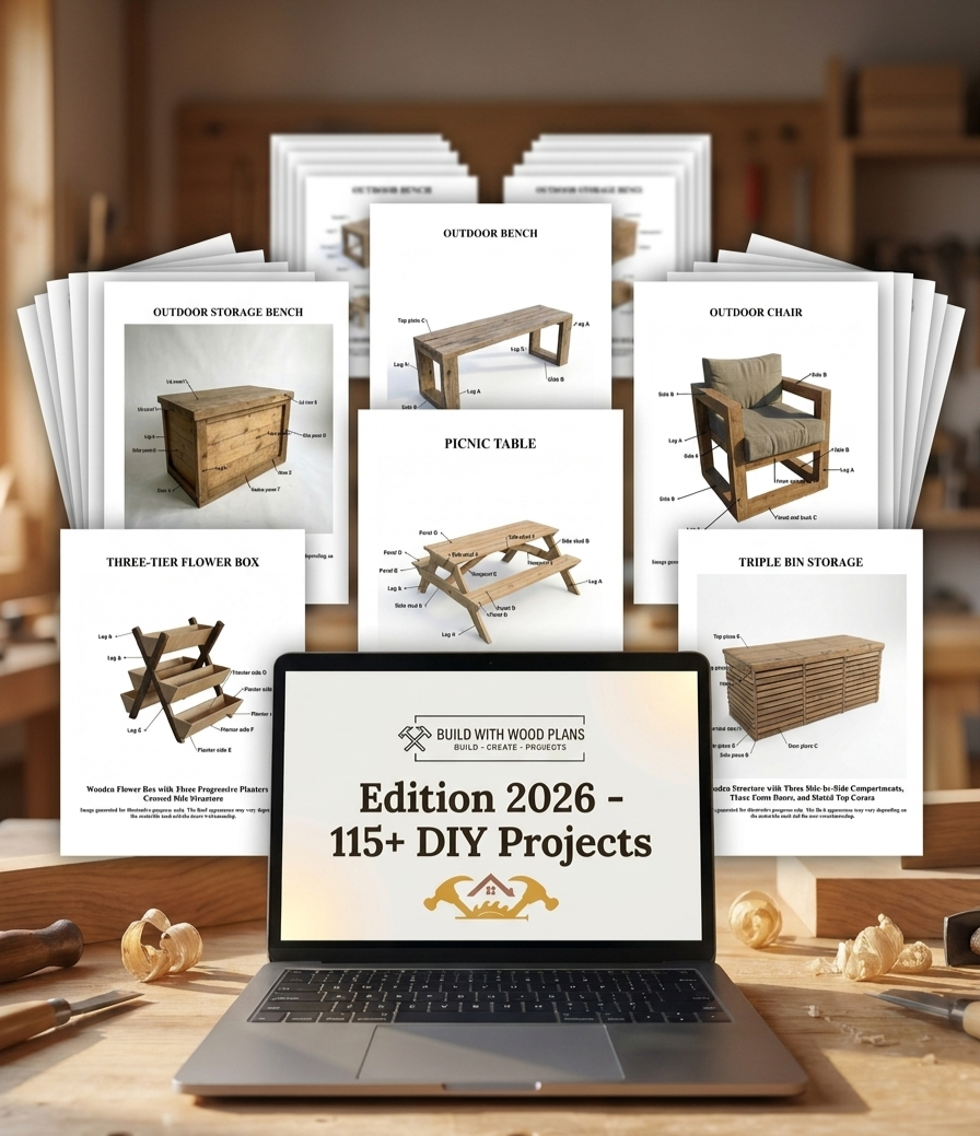 115+ DIY Woodworking Projects MASTER PACK