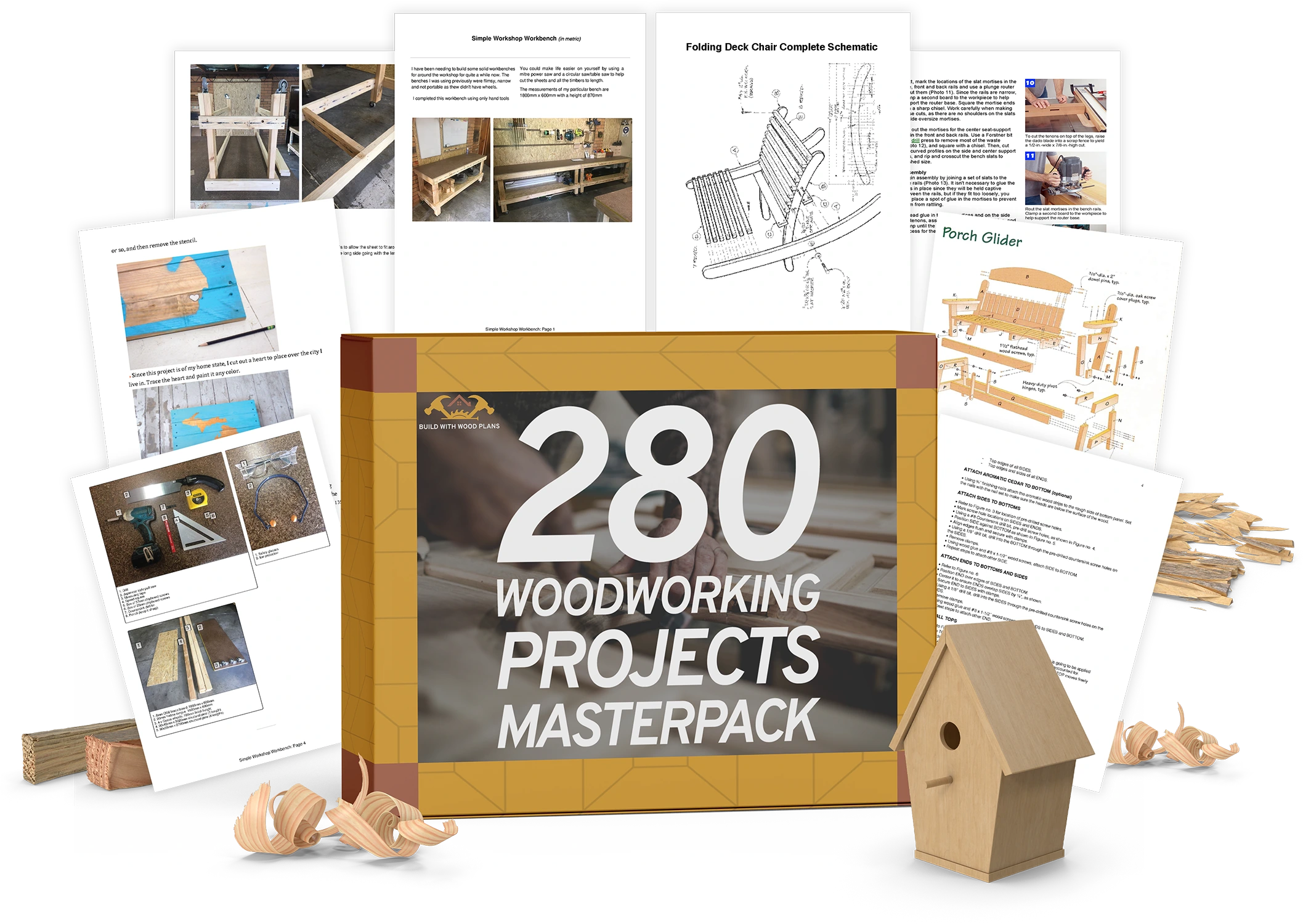 280+ Woodworking Projects Masterpack
