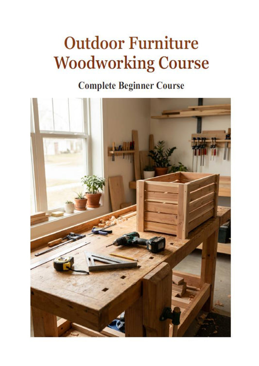 Beginner-Friendly Outdoor Furniture Woodworking Mini Course